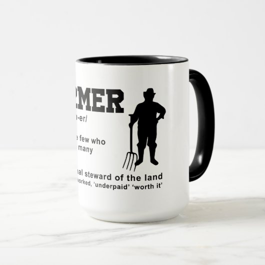 農家定義 マグカップ (正面右)