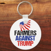 農家対トランプ2024選挙 キーホルダー (裏面)