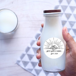 農家小規模企業の製品のランチャー ラウンドシール