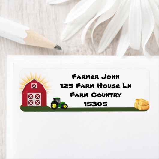 農家差出人住所 ラベル (インサイチュ)