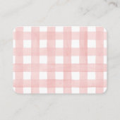 農家市場が女の子のための本の赤ちゃんシャワーをもたらす エンクロージャーカード (裏面)