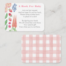 農家市場が女の子のための本の赤ちゃんシャワーをもたらす