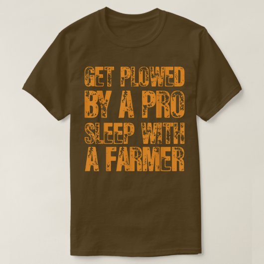 農家市場でプロの睡眠を受買ける Tシャツ (デザイン正面)