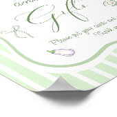 農家市場のブライダルシャワーカードとギフト ポスター (角)