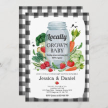 農家市場のベビーシャワー地元で育ったベビーInvi