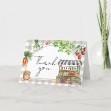 農家市場の地元で育った赤ちゃんシャワー