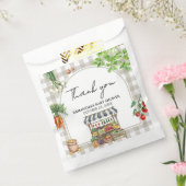 農家市場の地元で育った赤ちゃんシャワー フェイバーバッグ (封をした状態)