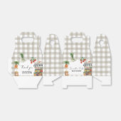 農家市場の地元で育った赤ちゃんシャワー フェイバーボックス (折り畳みなし)