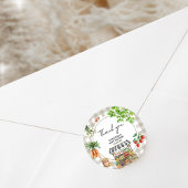 農家市場の地元で育った赤ちゃんシャワー ラウンドシール