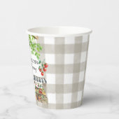 農家市場の地元で育った赤ちゃんシャワー 紙コップ (左)