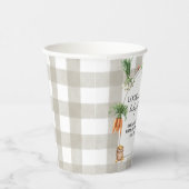 農家市場の地元で育った赤ちゃんシャワー 紙コップ (右)