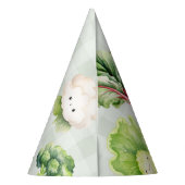 農家市場の子供の誕生日が地元で育った パーティーハット (裏面)