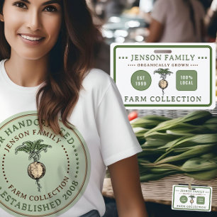 農家市場の耐久性のあるプラスチックの生産または農場ラベル バッジ