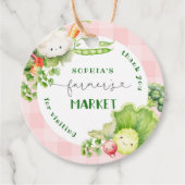 農家市場の誕生日を訪れてありがとう フェイバータグ (正面)