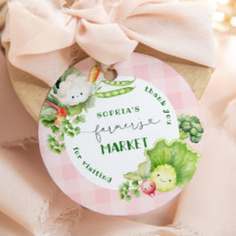 農家市場の誕生日を訪れてありがとう フェイバータグ