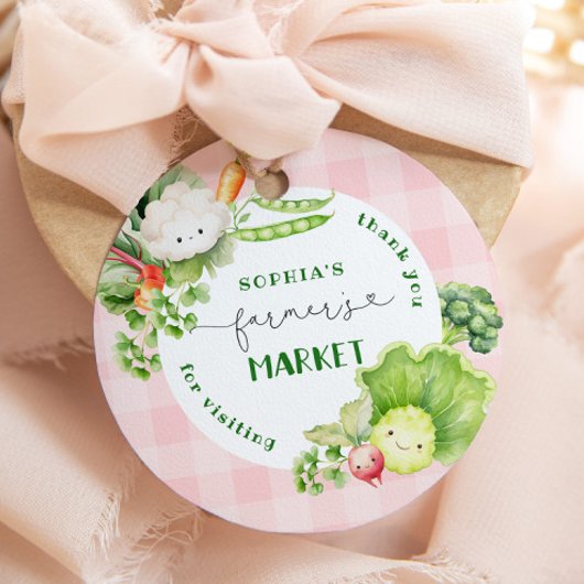 農家市場の誕生日を訪れてありがとう フェイバータグ