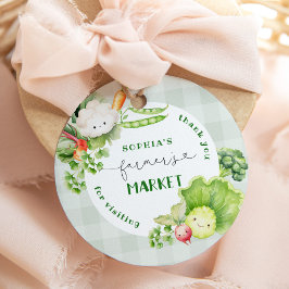 農家市場の誕生日を訪れてありがとう フェイバータグ