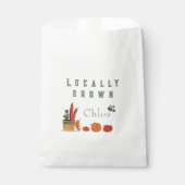 農家市場の赤ちゃんシャワー フェイバーバッグ (正面)