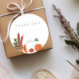 農家市場の赤ちゃんシャワー ラウンドシール