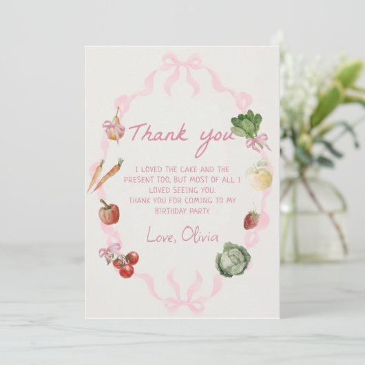 農家市場の野菜サンキューカード サンキューカード (スタンド正面)