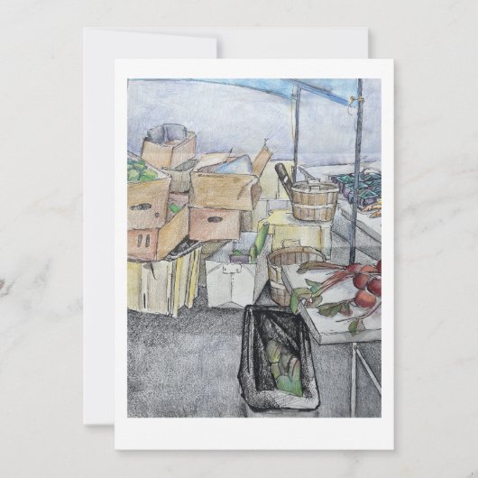 農家市場はがき シーズンカード (正面)