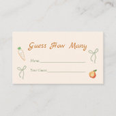 農家市場は何個 エンクロージャーカード (正面)