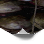 農家市場は様々な農産物を持つ/ 2 ポスター (角)