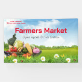 農家市場は淡水農場を生み出す小 横断幕 (横)