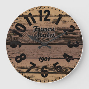 農家市場アンティーク大時計 ラージ壁時計