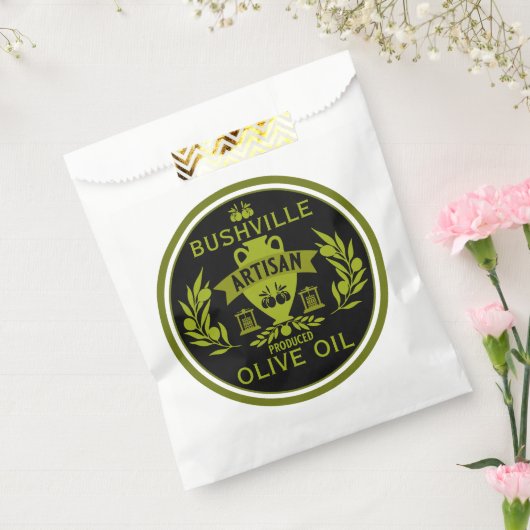 農家市場オリーブオイル フェイバーバッグ (封をした状態)