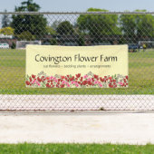 農家市場カスタムフラワーファームバナー 横断幕 (インサイチュ)