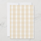 農家市場カラフル野菜ベビーシャワー 招待状 (裏面)