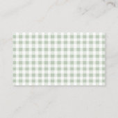 農家市場キャンディベビーシャワーの数 エンクロージャーカード (裏面)