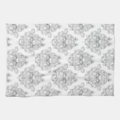 農家市場ダマスク キッチンタオル (横)