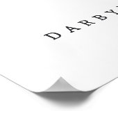 農家市場テーマブライダルシャワーウェルカムサイン ポスター (角)