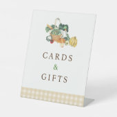 農家市場パーティーカードとギフト 台座サイン (正面)