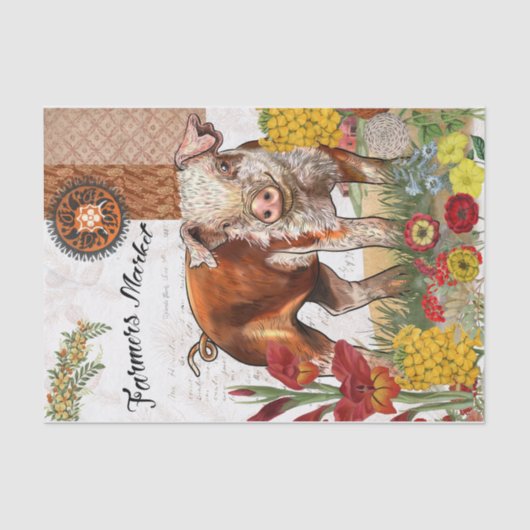 農家市場ピグ 薄葉紙 (正面)