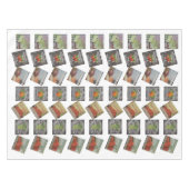 農家市場フルーツ野菜パターン テーブルクロス (正面(横))