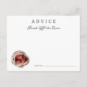 農家市場ブライダルシャワーアドバイスカード ポストカード (正面)