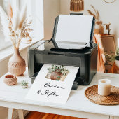 農家市場ブライダルシャワーカードとギフトサイン ポスター