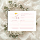 農家市場ブライダルシャワーレシピ エンクロージャーカード