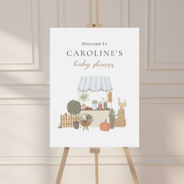 農家市場ベビーシャワー歓迎ポスター ポスター