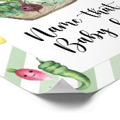 農家市場ベビーシャワー – そのベビー食品 ポスター (角)