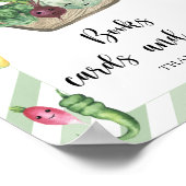 農家市場ベビーシャワー – ブックカードとギフト ポスター (角)