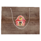 農家市場ベビーシャワー・新生児抱き枕 ラージペーパーバッグ (裏面)