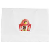 農家市場ベビーシャワー・新生児抱き枕 ラージペーパーバッグ (裏面)