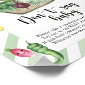 農家市場ベビーシャワー – 言わないベビーポスター ポスター (角)