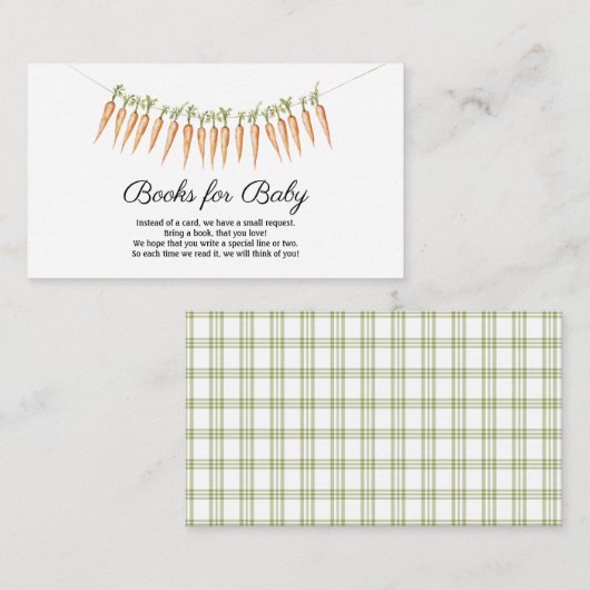 農家市場ベビー地元で育った赤ちゃんシャワー エンクロージャーカード