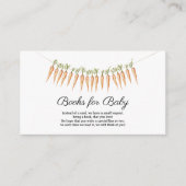 農家市場ベビー地元で育った赤ちゃんシャワー エンクロージャーカード (正面)