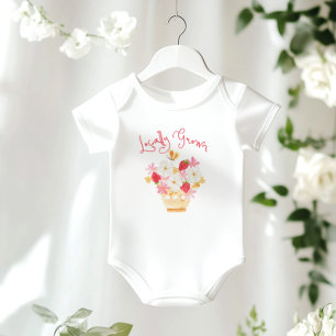 農家市場ベリースイートベビーシャワー ベビーボディスーツ
